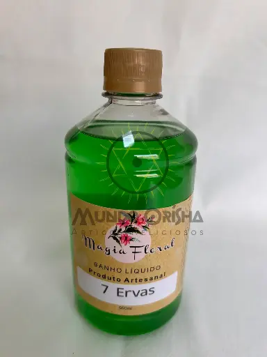 BANHO LIQUÍDO - 7 ERVAS (500ml)